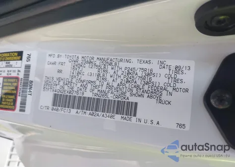 2014 Toyota Tacoma Prerunner из США, поврежденный, VIN 5TFTX4GN2EX027619